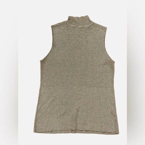 Chicos Metallic Sleeveless Top - Picture 2 of 7